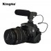 Kingma MIC-108 Directional Stereo High Sensitive Camera Microphone For Interview Recording